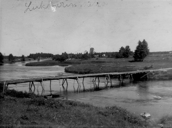 N�kym� Alatypp�n sillalle Lukkarin talon kartanolta 1961